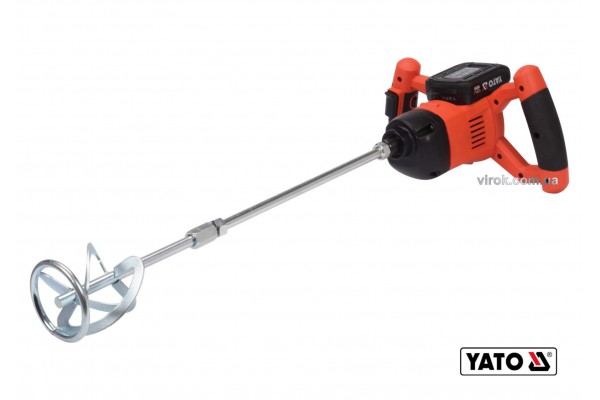 Міксер акумуляторний YATO Li-Ion 18 В 2 Агод 650 об/хв М14