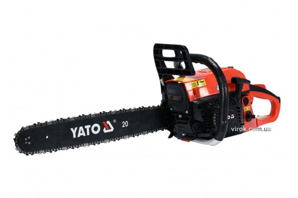 Бензопила ланцюгова YATO 56.5 см³ 2.5 кВт шина- 20" (48 см)