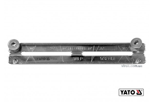 Направляюча до напильника YT-85025 з гвинтовим кріпленням YATO Ø4 x 190 х 30 мм під 25°/30°/35°