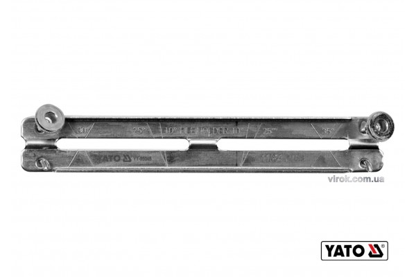 Направляюча до напильника YT-85026 з гвинтовим кріпленням YATO Ø4.5 x 190 х 30 мм під 25°/30°/35°
