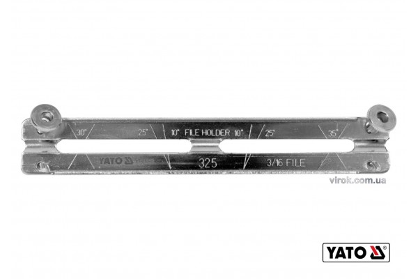 Направляюча до напильника YT-85027 з гвинтовим кріпленням YATO Ø4.8 x 190 х 30 мм під 25°/30°/35°