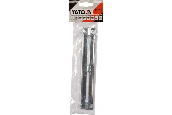 Направляюча до напильника YT-85025 з кліпсовим кріпленням YATO Ø4 x 190 х 30 мм під 10°/25°/30°/35°
