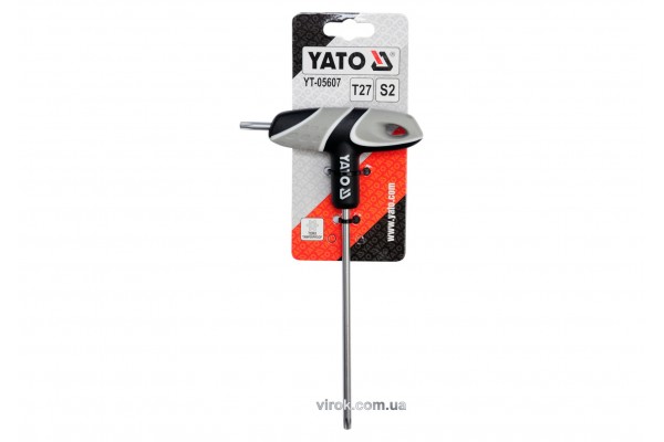 Ключ Torx Т-подібний YATO Т27 х 140 мм