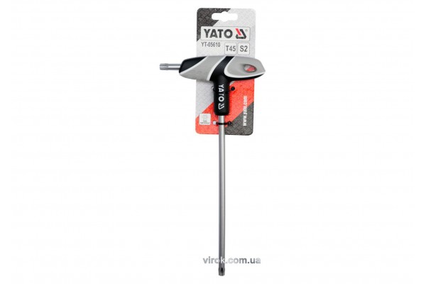 Ключ Torx Т-подібний YATO Т45 х 200 мм