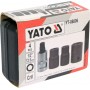 Головки 5-гранні для гальмівних супортів авто YATO: квадр-1/2", 12.5, 14, 19 мм біта- 10 мм, 4 шт