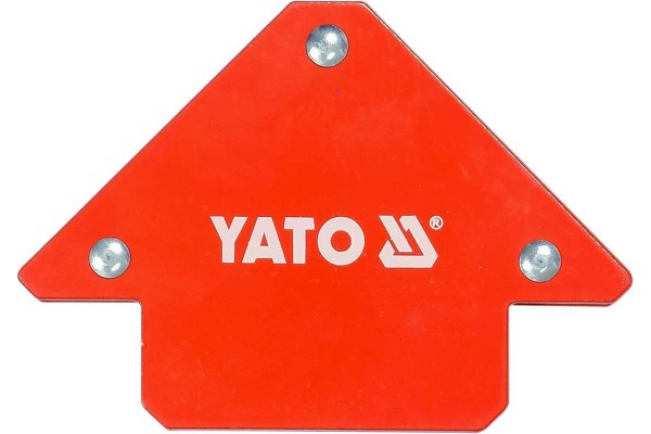 Кутники магнітні для зварюв YATO: кут: 45°, 90°, 135°, 2- 4.5 кг, 43х72х12мм, 4- 11,5кг, 82х118х14мм