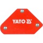 Кутники магнітні для зварюв YATO: кут: 45°, 90°, 135°, 2- 4.5 кг, 43х72х12мм, 4- 11,5кг, 82х118х14мм