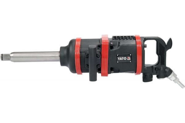 Гайковерт ударний пневматичний YATO до квадрату- 1", F= 4800 Nm, 450 л/хв при P= 1MPa, 5000 об/хв