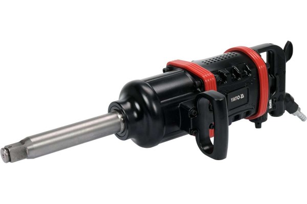 Гайковерт ударний пневматичний YATO до квадрату- 1", F= 5800 Nm, 650 л/хв при P= 0.6 MPa, 7000 об/хв
