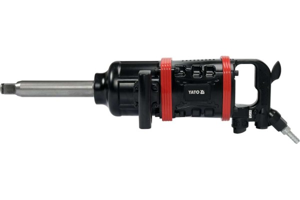 Гайковерт ударний пневматичний YATO до квадрату- 1", F= 5800 Nm, 650 л/хв при P= 0.6 MPa, 7000 об/хв