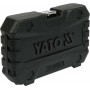 Головки торцеві ударні для литих дисків YATO: квадрат- 1/2", М15-21 мм, l= 87 мм, Cr-Mo, 10 шт