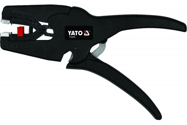 Знімач ізоляції автоматичний YATO, L= 195 мм, межа обробки- 0,03- 10 мм²