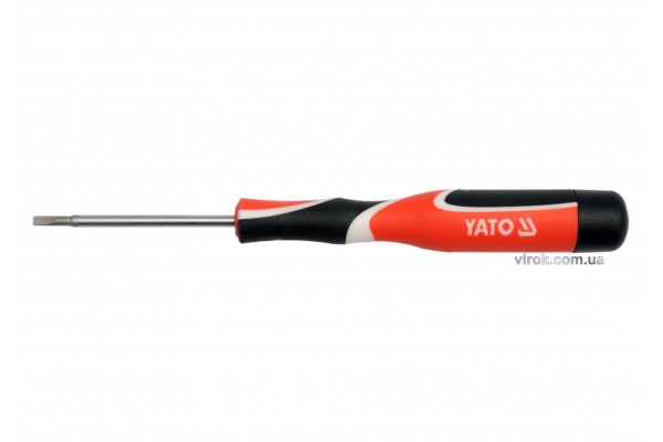 Викрутка плоска прецизійна YATO SL2.4 x 75 мм
