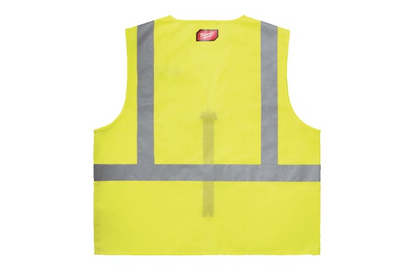 Жилет сигнальний Hi-Viz MILWAUKEE, жовтий (2XL/3XL)