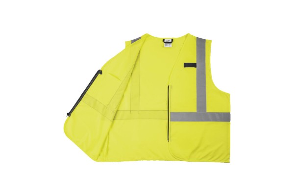 Жилет сигнальний Hi-Viz MILWAUKEE, жовтий (L/XL)